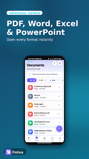 PDF Editor & Scanner - Foliox Screenshot 1