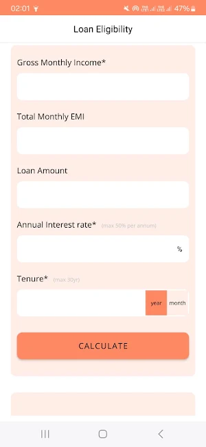 FlashLoan -AutoLoan Calculator Screenshot 1
