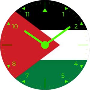 Palestine Analog Watch Face Screenshot 0