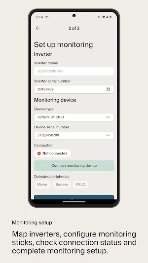 Autarco Installer App Screenshot 2