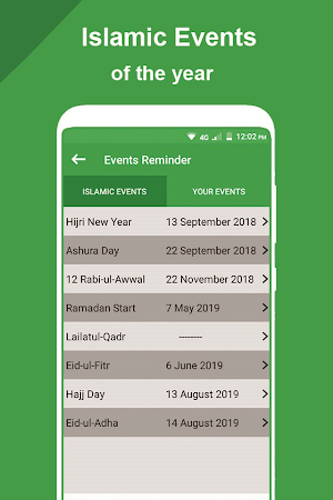 Islamic Calendar - Hijri Dates & Events Screenshot 2