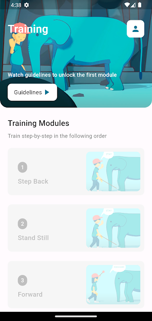 H-ELP Modern Elephant Training Screenshot 2