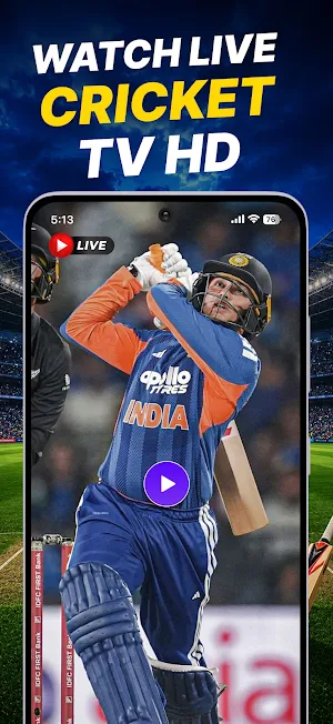 Live Cricket TV HD Screenshot 0