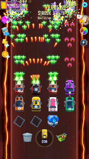 Idle Merge Car Defender Screenshot 3