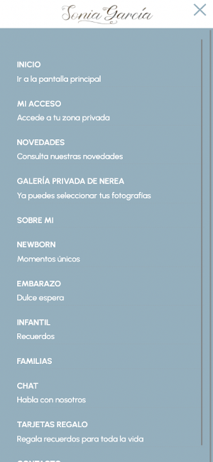 Sonia García fotografía Screenshot 1