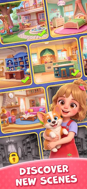 Solitaire Home Makeover Screenshot 0