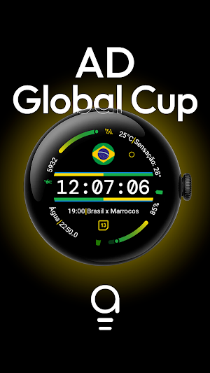 AD Global Cup - Watch Face Screenshot 0