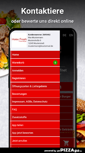 Home Fresh München Screenshot 2
