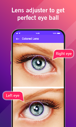 Eye lenses | Eyes Color Changer: Edit photos Screenshot 2
