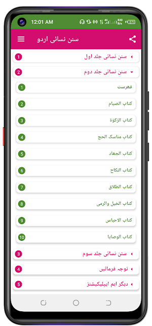 Sunan Nisai Urduسنن نسائی اردو Screenshot 2