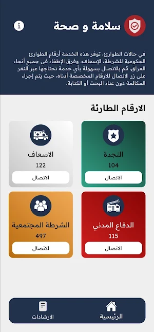 سلامة و صحة Screenshot 0