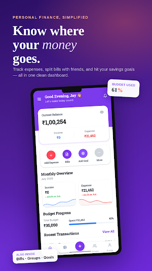 Kharcho: Expense Tracker Screenshot 0