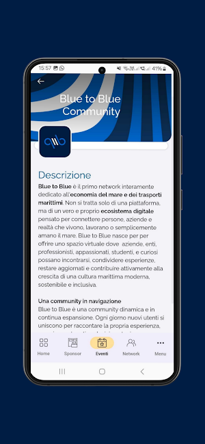 Blue to Blue Community Screenshot 2