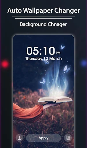 Auto Wallpaper Changer - Background Changer Screenshot 1