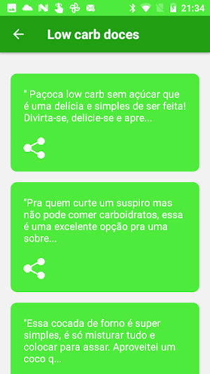 Receitas fitness e low carb Screenshot 1