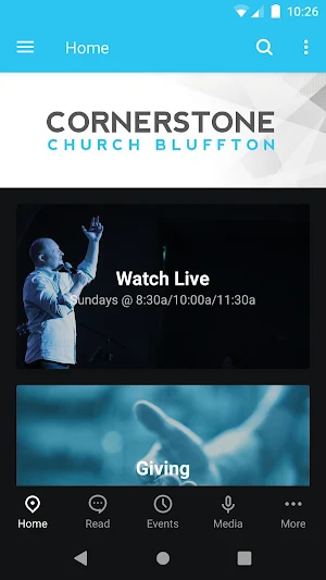 Cornerstone Church Bluffton Screenshot 0