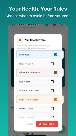 ScanNova: Food & Cosmetic Scan Screenshot 1