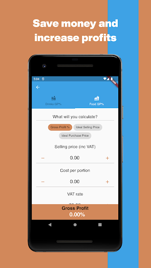 Hospitality Calculators Screenshot 1