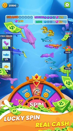 Fish Cash : Jackpot Spin Screenshot 0