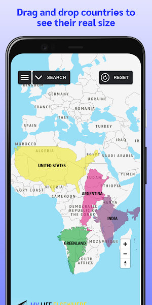 MapSize Screenshot 1