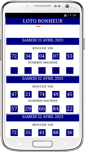 LOTO BONHEUR Screenshot 3