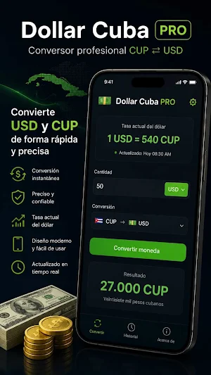 Conversor USD x CUP Screenshot 0