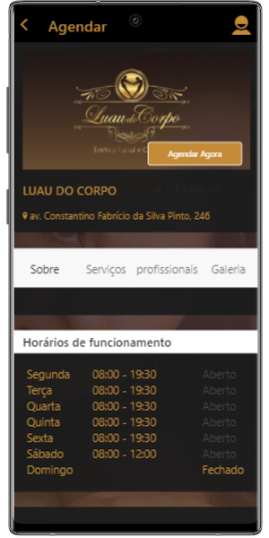 Luau do corpo Screenshot 2