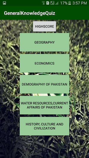 General Knowledge Quiz FOR ISS Screenshot 1