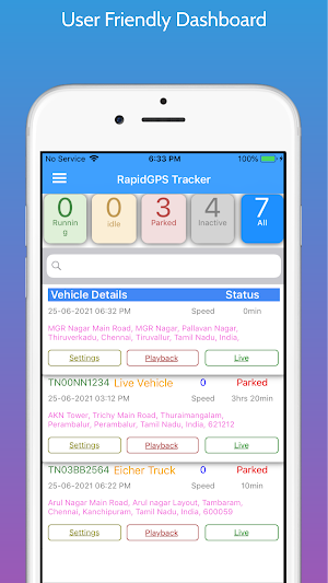 RapidGPS Advanced GPS Tracker Screenshot 1