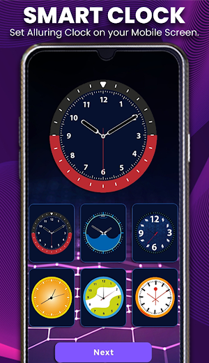 Neon Clock - Digital Watch Screenshot 2