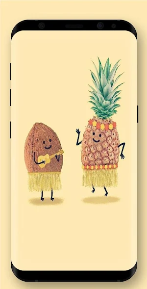 Cute Pineapple Wallpapers Screenshot 0