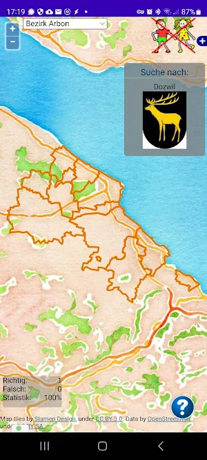 Thurgau Geografiespiel Screenshot 2