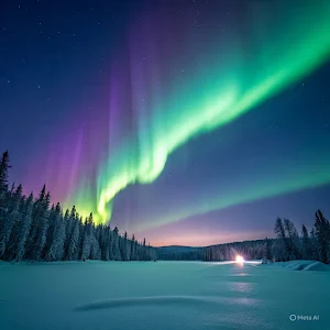 Aurora Borealis Wallpaper Screenshot 2