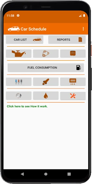 Car Maintenance Schedule Screenshot 0