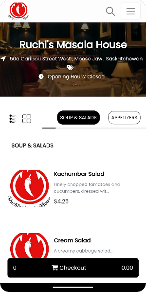 Ruchi's Masala House Screenshot 1