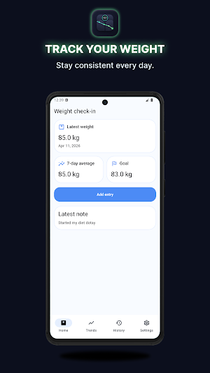 Weight Tracker Screenshot 0