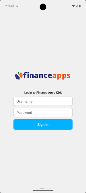 FinanceApps KDS Screenshot 0