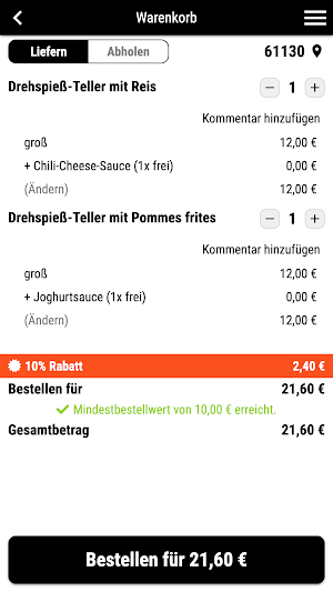 Alanya Döner Screenshot 1