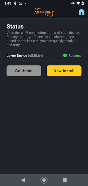 Apparent Water Heater Install Screenshot 3