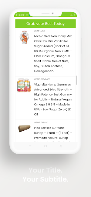 Hemp Shop App Screenshot 3