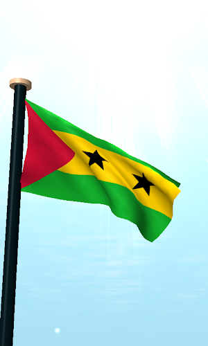 Sao Tome and Principe Flag 3D Screenshot 1