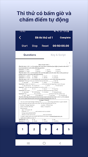 Thi thử Tiếng Anh THPT 2025 Screenshot 1