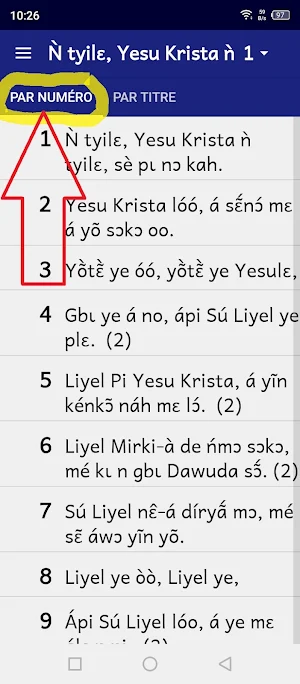 Toussian chants Screenshot 0