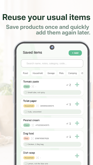 ShopNote: Easy Shopping List Screenshot 1
