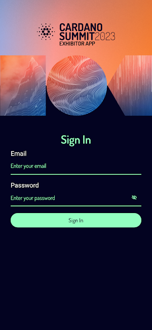 Cardano Summit - Exhibitor App Screenshot 0