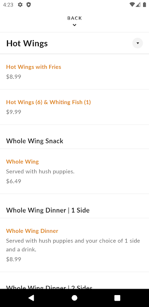 Ameen Seafood Screenshot 2