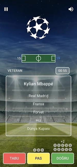 Tabu Futbolcu Screenshot 2