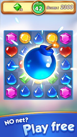 Jewel & Gem Blast - Match 3 Puzzle Game Screenshot 1