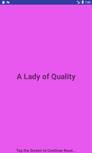 A Lady of Quality eBook Screenshot 0