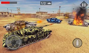 Army Tank Vs Tank Driver: Infantry Death-Match Screenshot 2